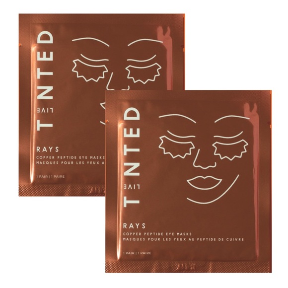 Live Tinted Other - $6❤️‍🔥 LAST 1! Live Tinted Rays Copper Eye Mask 2PK 👁️ NEW & SEALED Depuffing